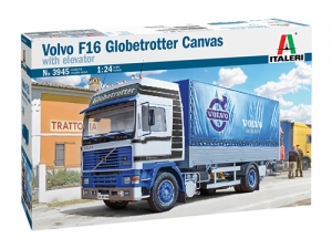 [IT3945S] ITALERI 1:24 VOLVO F16 Globetrotter Canvas Truck w/elev.